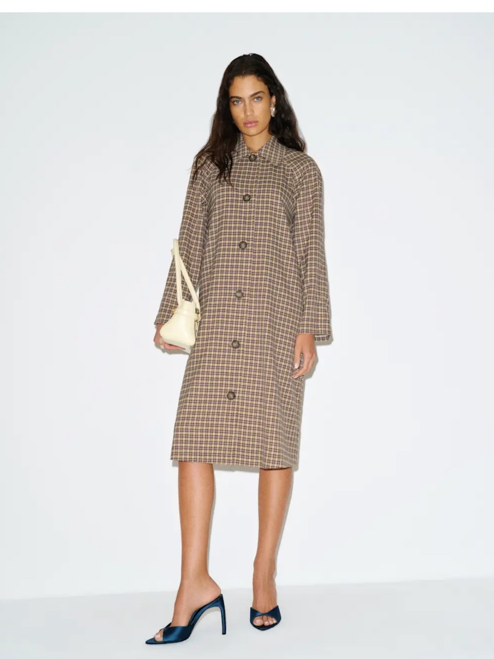 Beck Trench color coco plaid